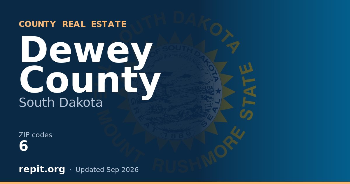 Dewey County, SD real estate