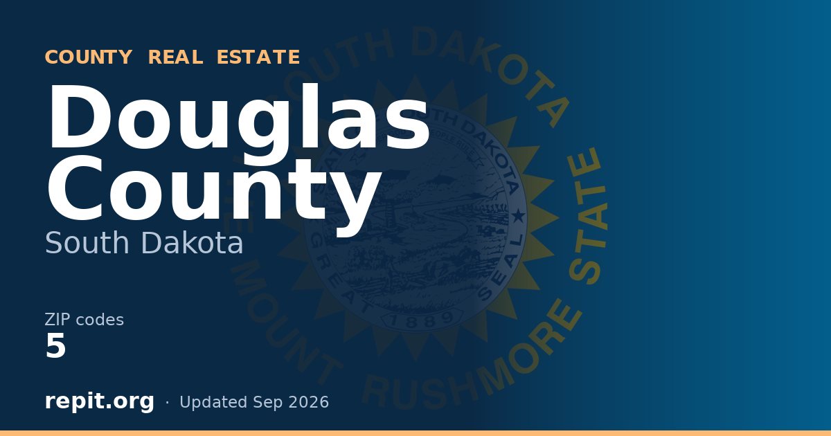 Douglas County, SD real estate