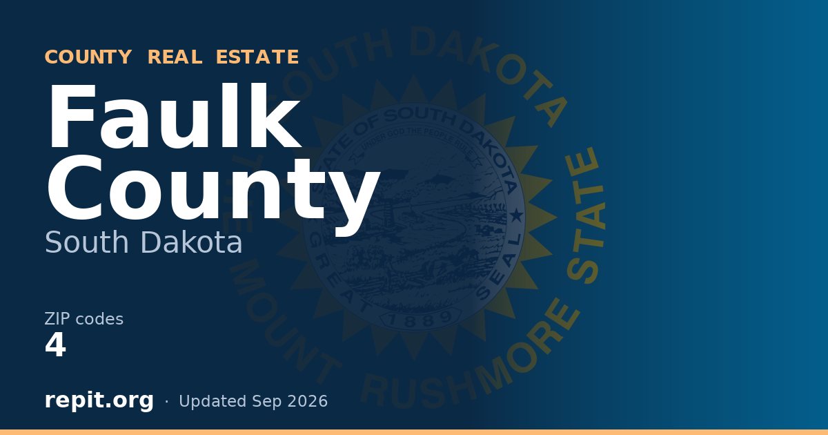 Faulk County, SD real estate