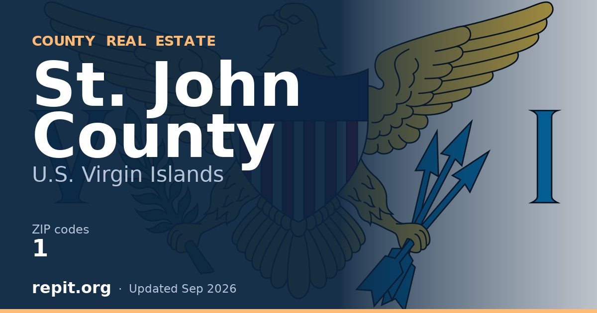 St. John County, VI real estate