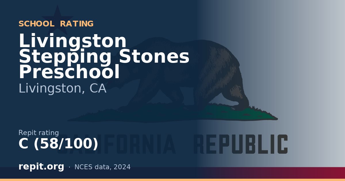 Livingston Stepping Stones Preschool, Livingston, CA — Repit school rating C (58/100)
