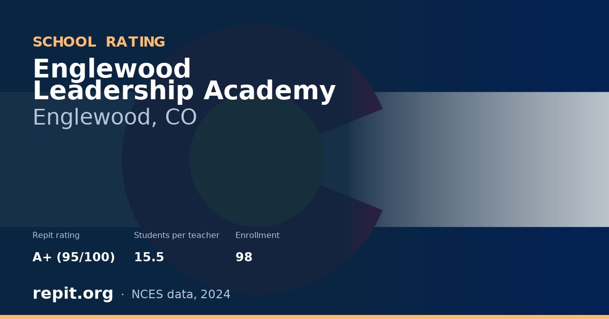 Englewood Leadership Academy, Englewood, CO — Repit school rating A+ (95/100)