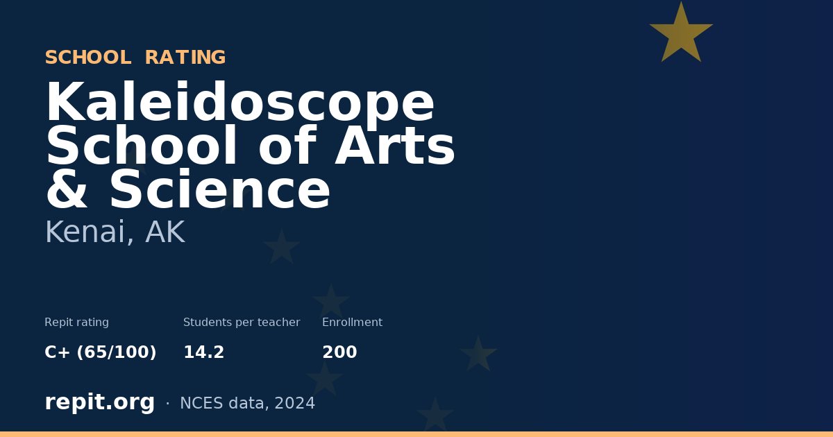 Kaleidoscope School of Arts & Science, Kenai, AK — Repit school rating C+ (65/100)