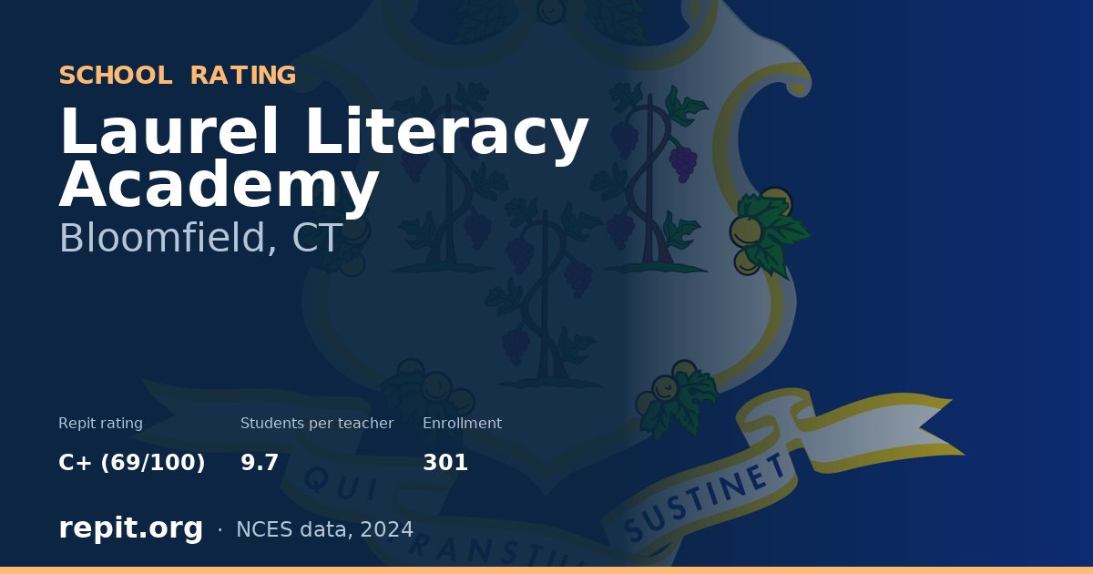 Laurel Literacy Academy, Bloomfield, CT — Repit school rating C+ (69/100)