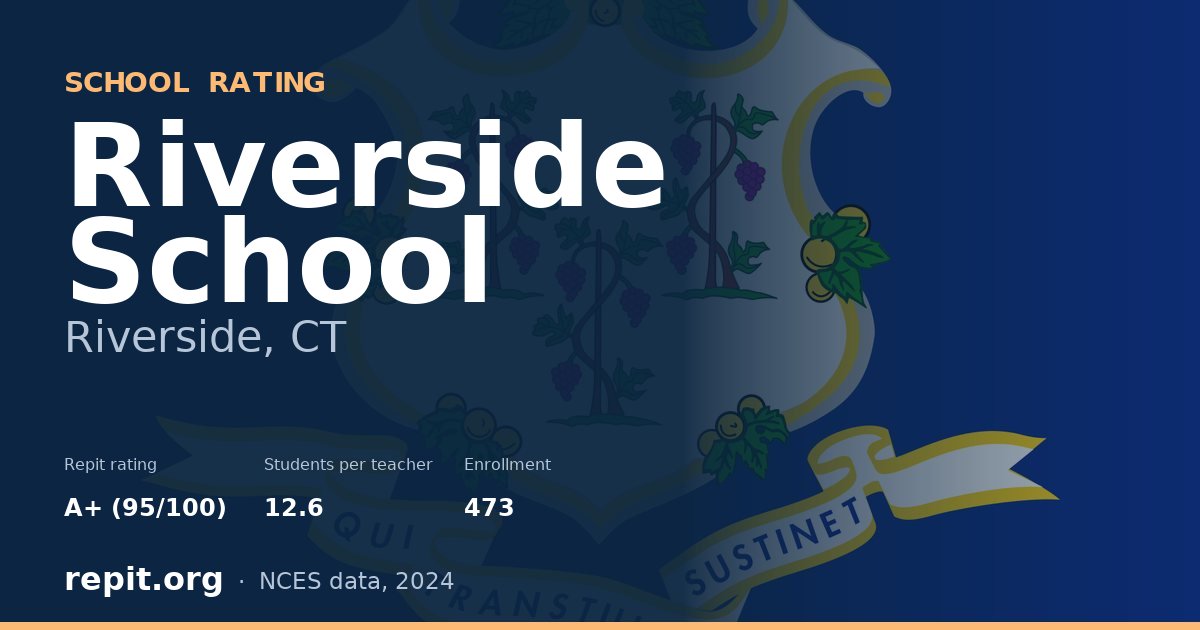 Riverside School, Riverside, CT — Repit school rating A+ (95/100)