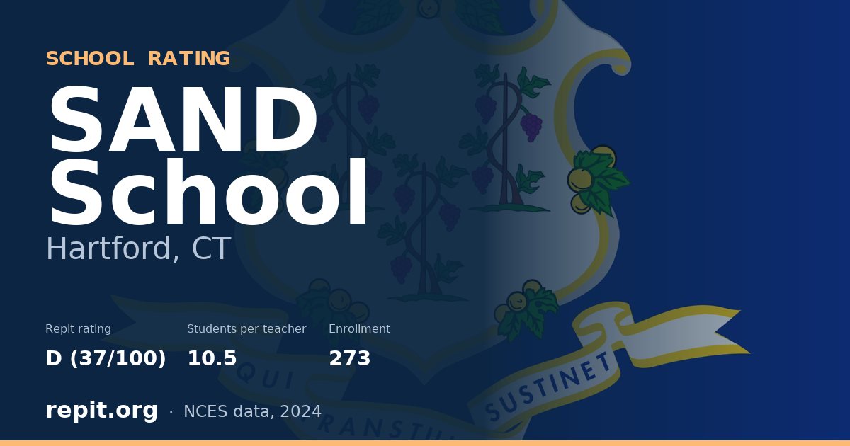 SAND School, Hartford, CT — Repit school rating D (37/100)
