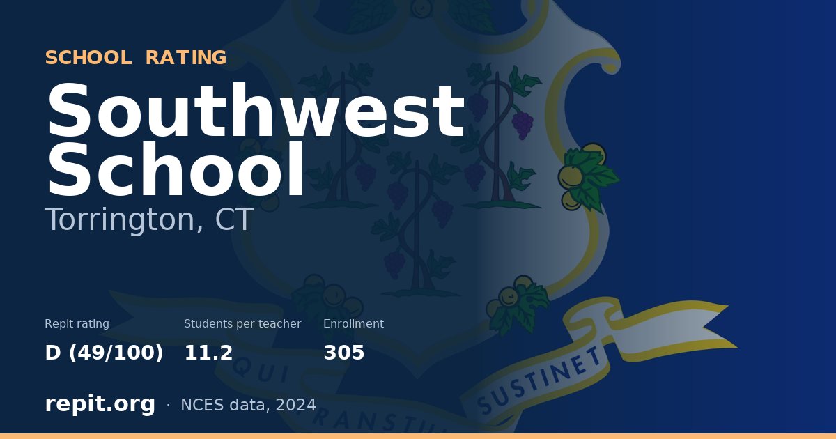 Southwest School, Torrington, CT — Repit school rating D (49/100)