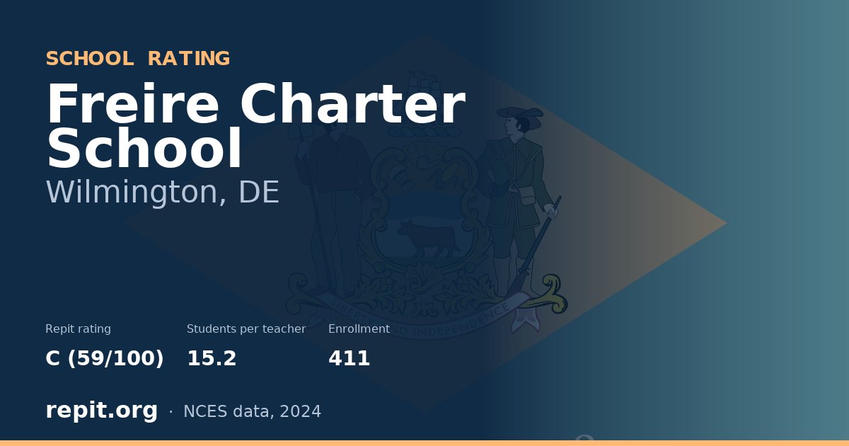 Freire Charter School, Wilmington, DE — Repit school rating C (59/100)