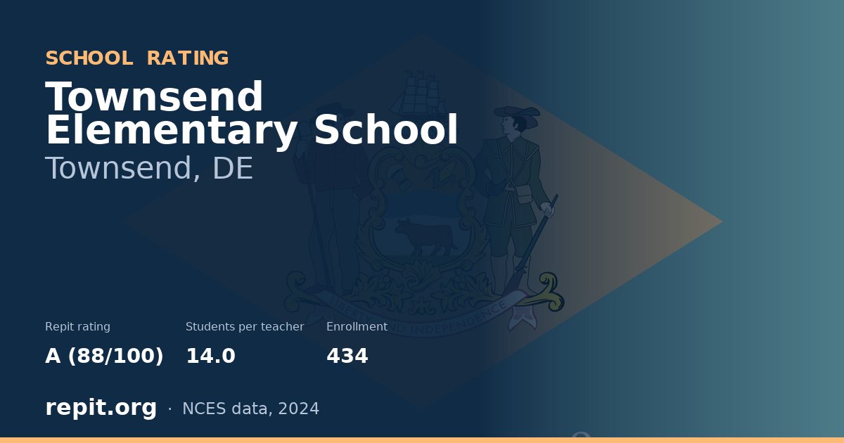Townsend Elementary School, Townsend, DE — Repit school rating A (88/100)