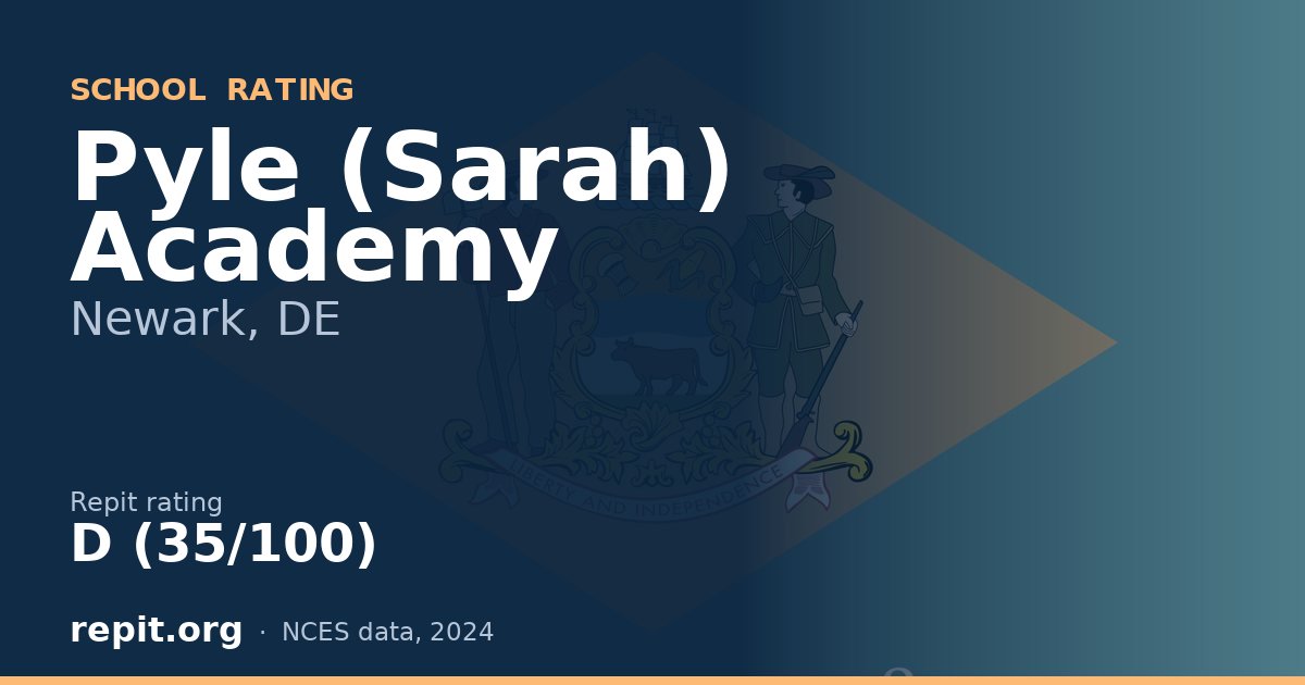 Pyle (Sarah) Academy, Newark, DE — Repit school rating D (35/100)