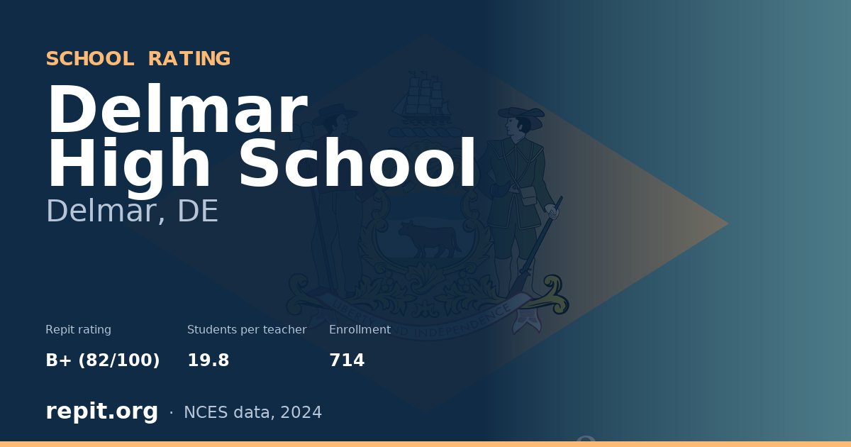 Delmar High School, Delmar, DE — Repit school rating B+ (82/100)