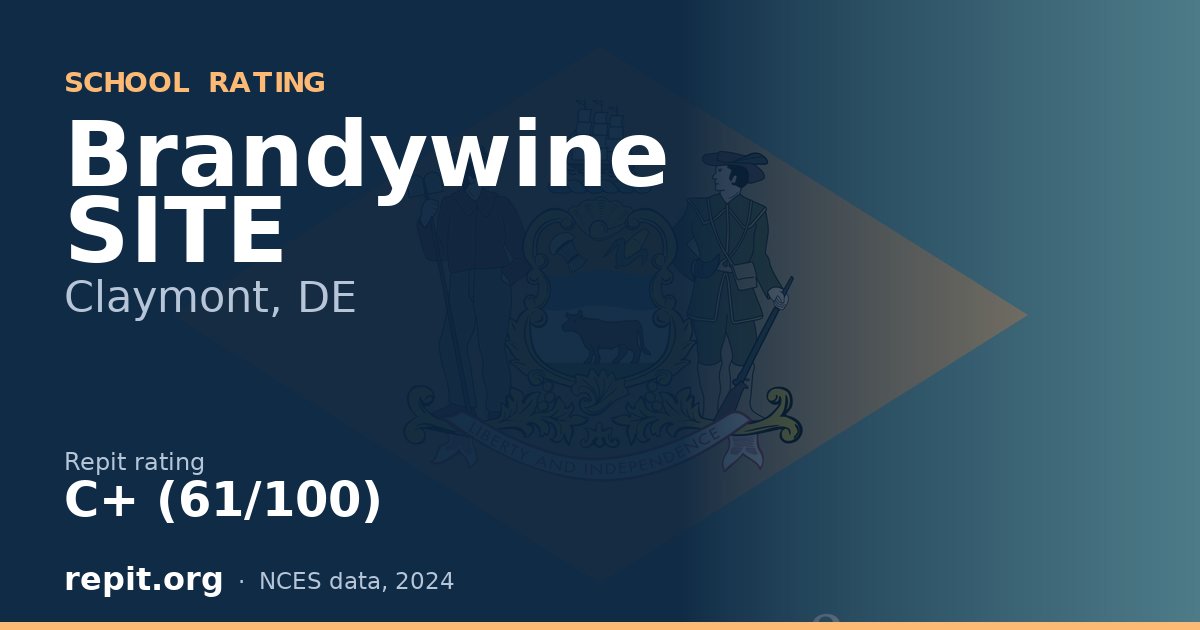 Brandywine SITE, Claymont, DE — Repit school rating C+ (61/100)