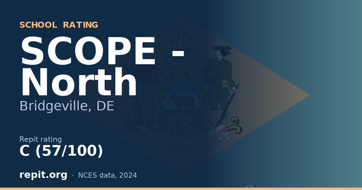 SCOPE - North, Bridgeville, DE — Repit school rating C (57/100)