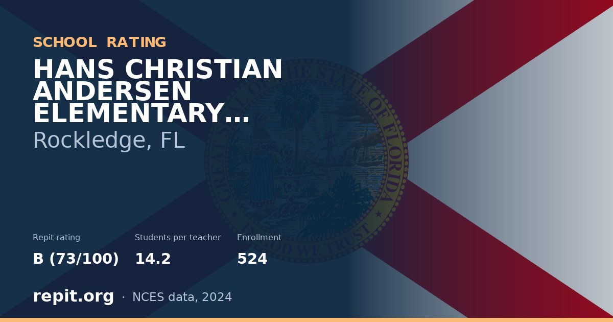 HANS CHRISTIAN ANDERSEN ELEMENTARY SCHOOL, Rockledge, FL — Repit school rating B (73/100)