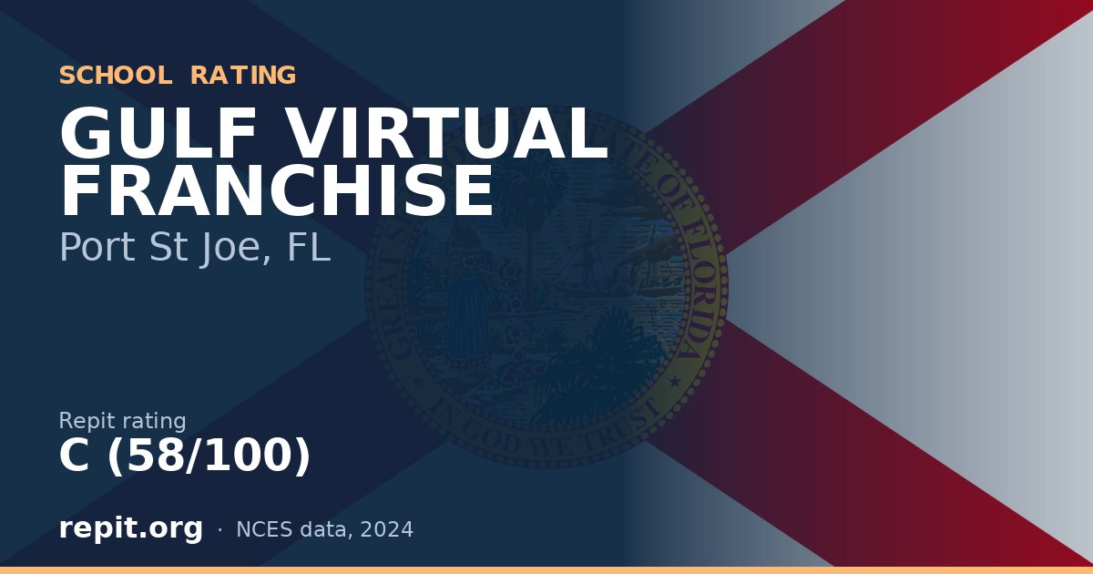 GULF VIRTUAL FRANCHISE, Port St Joe, FL — Repit school rating C (58/100)