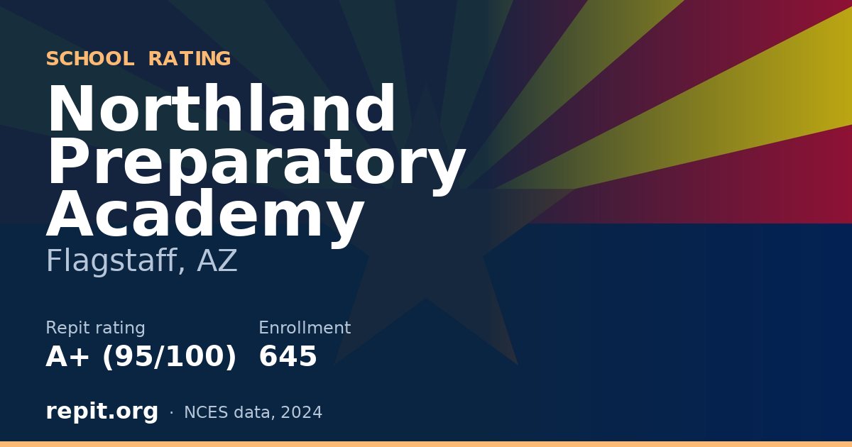 Northland Preparatory Academy, Flagstaff, AZ — Repit school rating A+ (95/100)