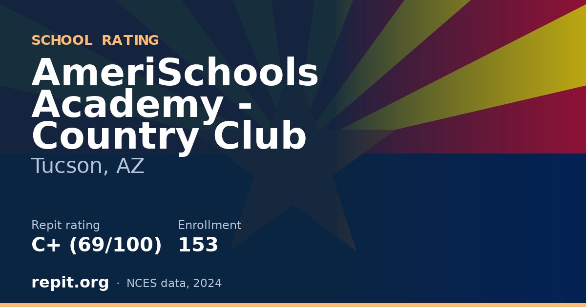 AmeriSchools Academy - Country Club, Tucson, AZ — Repit school rating C+ (69/100)