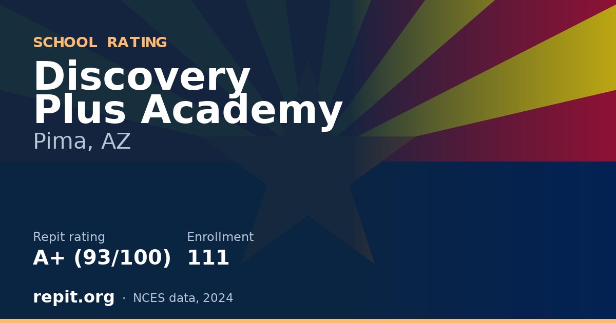 Discovery Plus Academy, Pima, AZ — Repit school rating A+ (93/100)