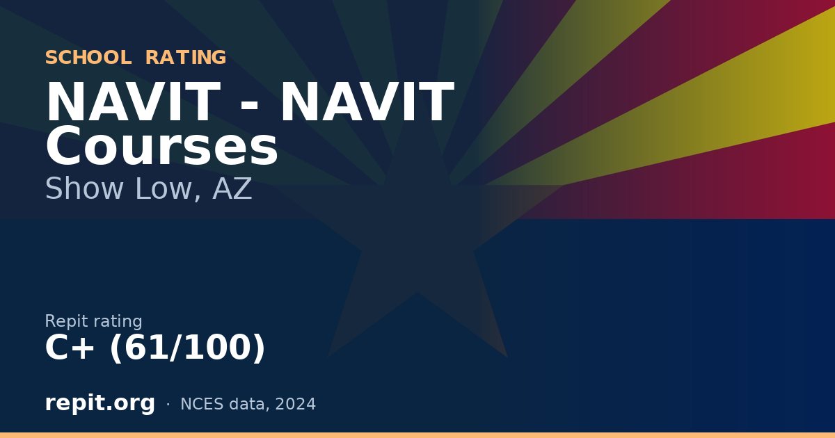 NAVIT - NAVIT Courses, Show Low, AZ — Repit school rating C+ (61/100)