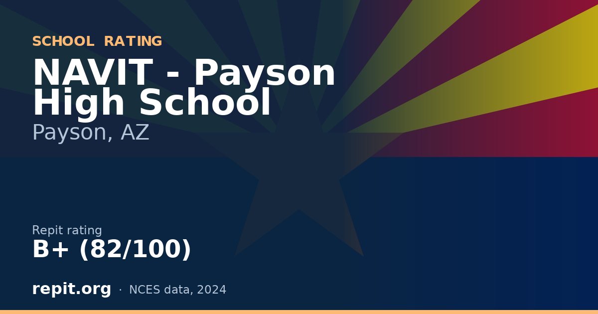 NAVIT - Payson High School, Payson, AZ — Repit school rating B+ (82/100)