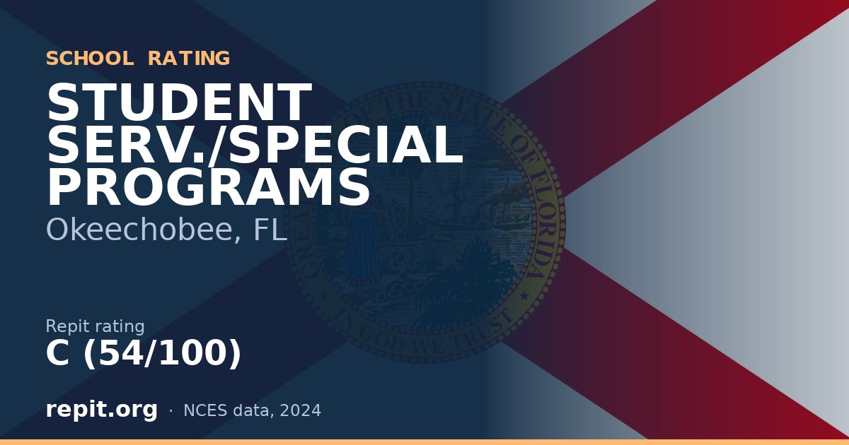 STUDENT SERV./SPECIAL PROGRAMS, Okeechobee, FL — Repit school rating C (54/100)