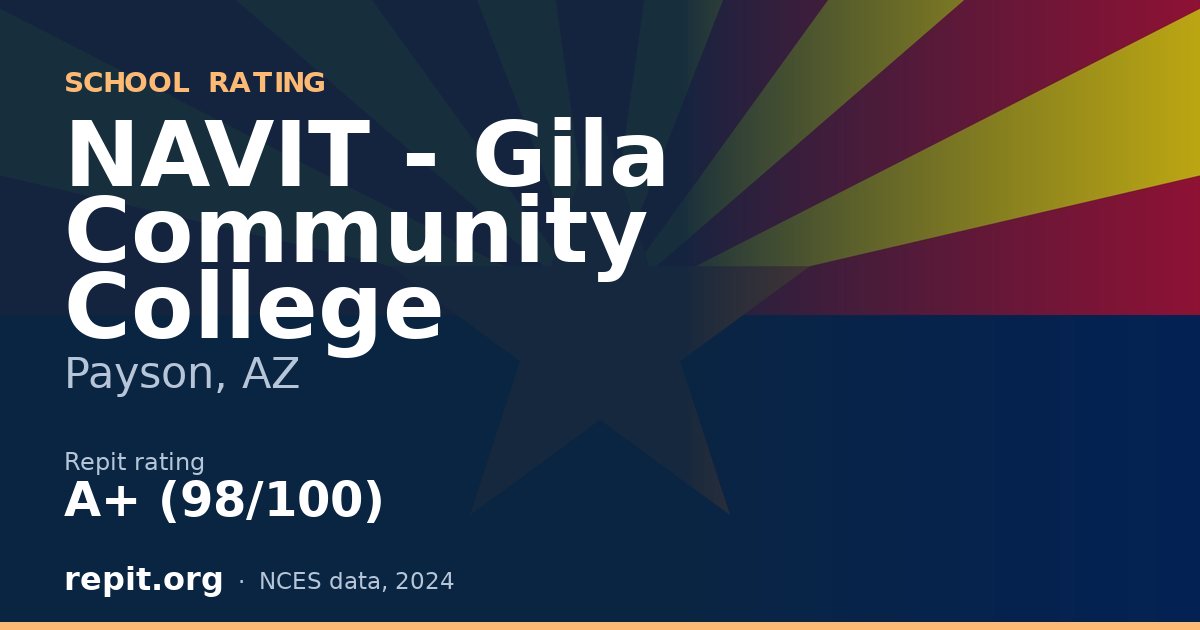 NAVIT - Gila Community College, Payson, AZ — Repit school rating A+ (98/100)