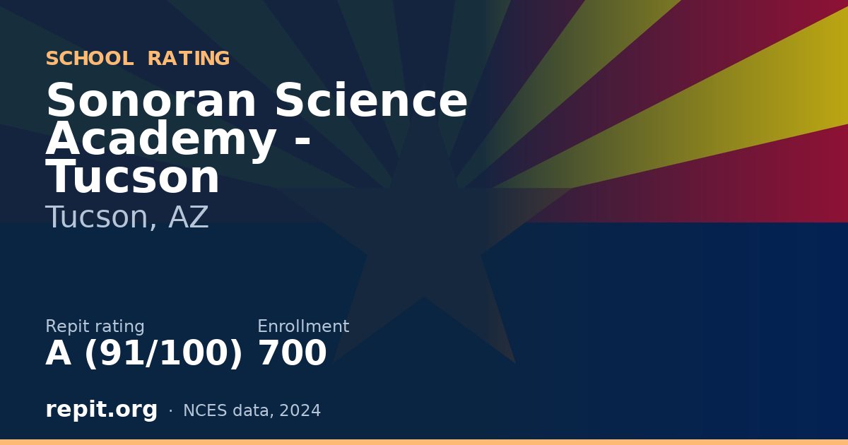 Sonoran Science Academy - Tucson, Tucson, AZ — Repit school rating A (91/100)
