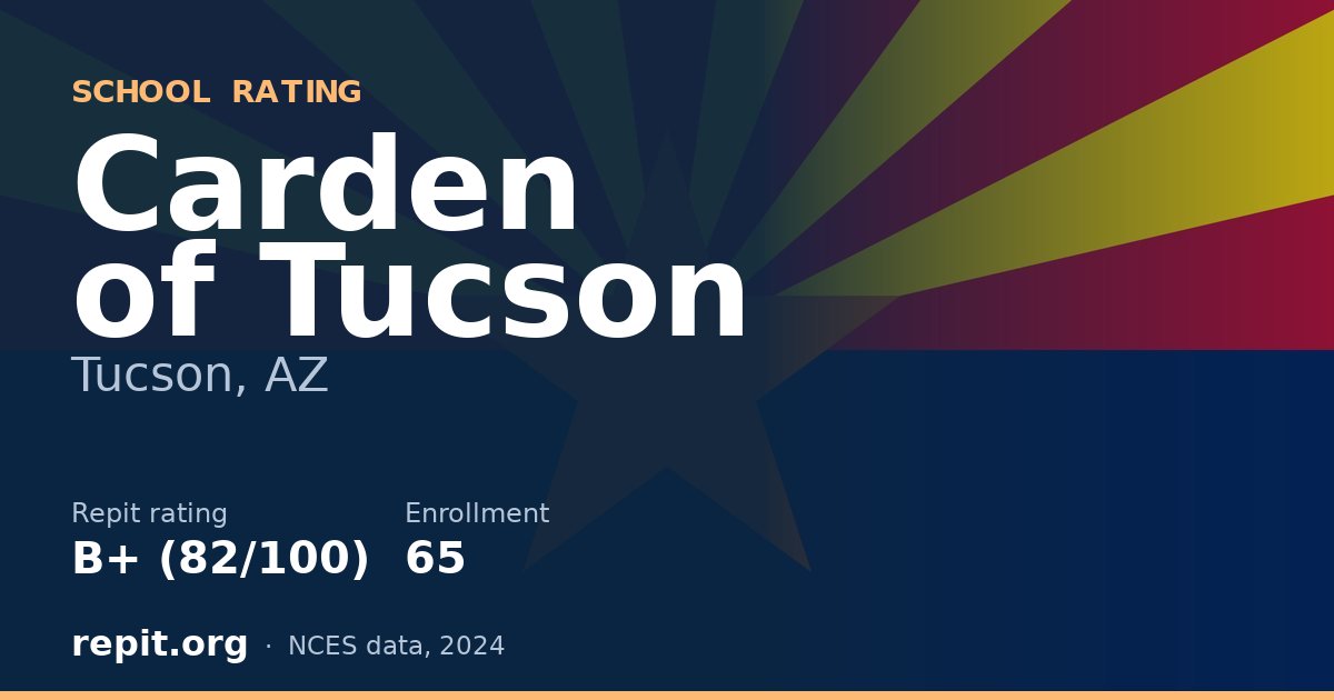 Carden of Tucson, Tucson, AZ — Repit school rating B+ (82/100)