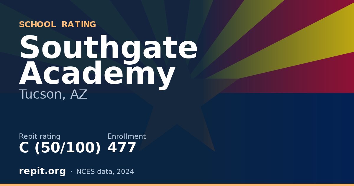 Southgate Academy, Tucson, AZ — Repit school rating C (50/100)