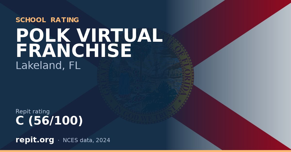 POLK VIRTUAL FRANCHISE, Lakeland, FL — Repit school rating C (56/100)