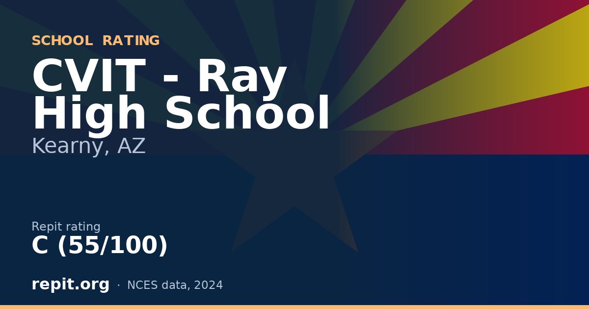 CVIT - Ray High School, Kearny, AZ — Repit school rating C (55/100)