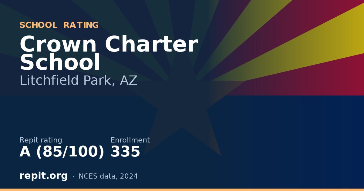 Crown Charter School, Litchfield Park, AZ — Repit school rating A (85/100)