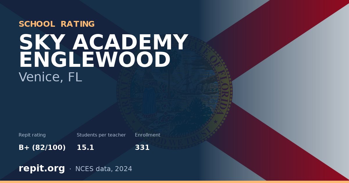SKY ACADEMY ENGLEWOOD, Venice, FL — Repit school rating B+ (82/100)