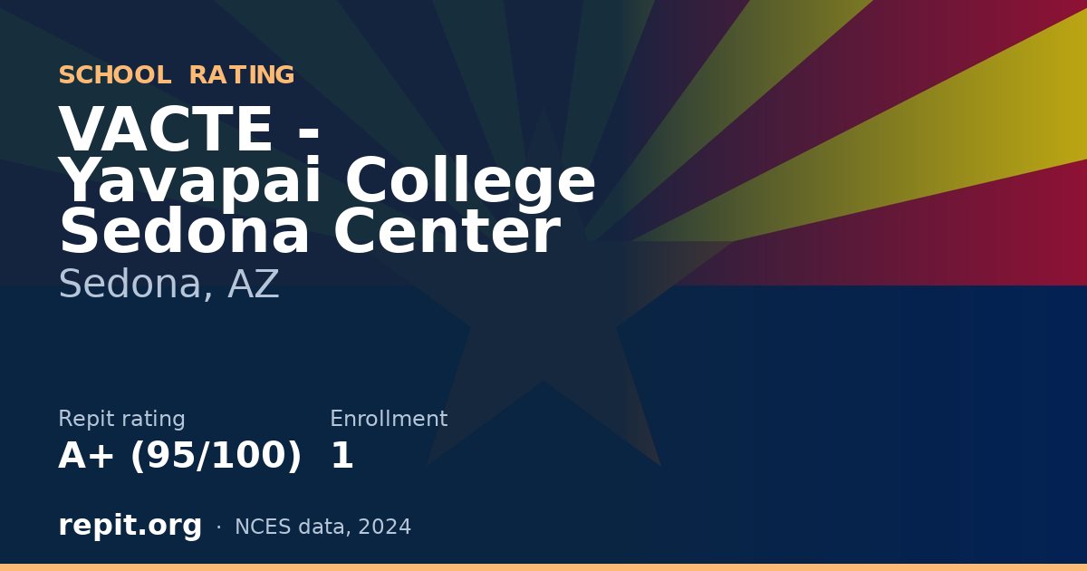 VACTE - Yavapai College Sedona Center, Sedona, AZ — Repit school rating A+ (95/100)