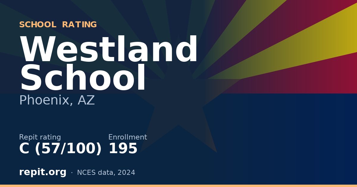 Westland School, Phoenix, AZ — Repit school rating C (57/100)