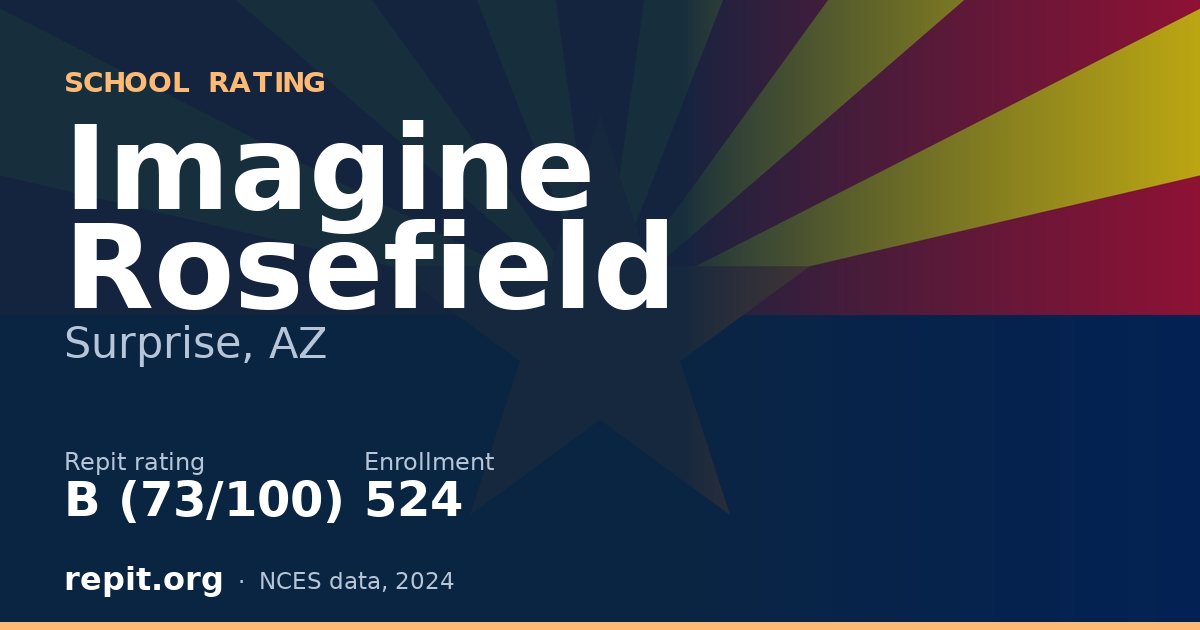 Imagine Rosefield, Surprise, AZ — Repit school rating B (73/100)