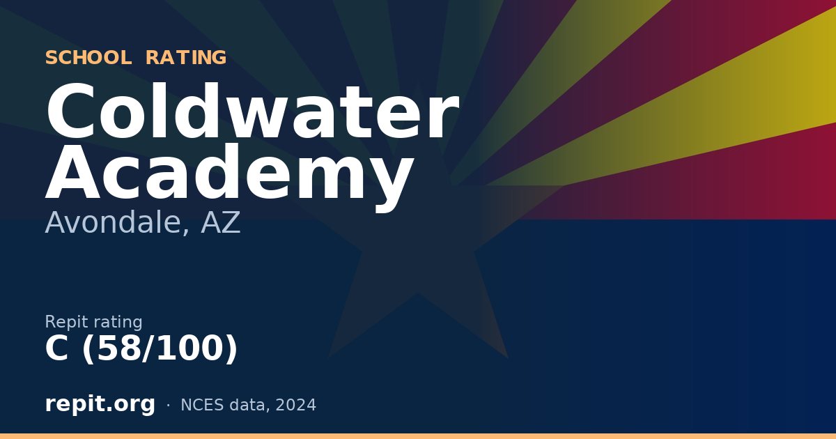 Coldwater Academy, Avondale, AZ — Repit school rating C (58/100)