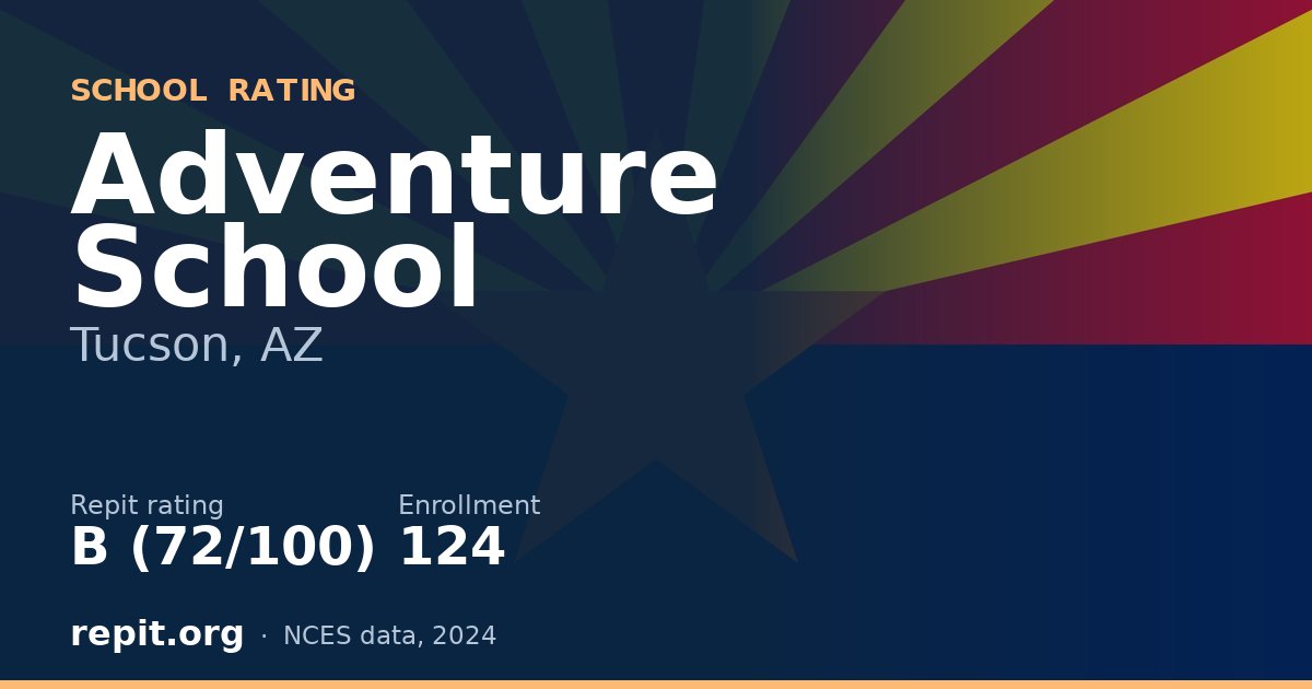 Adventure School, Tucson, AZ — Repit school rating B (72/100)