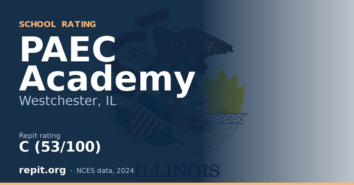 PAEC Academy, Westchester, IL — Repit school rating C (53/100)