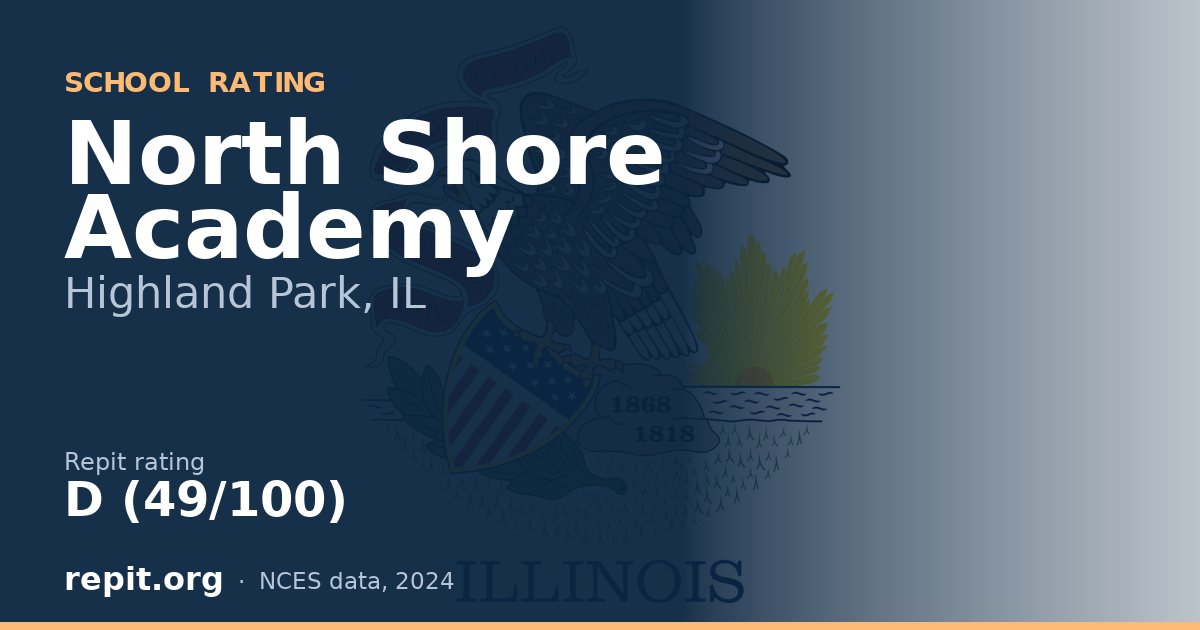 North Shore Academy, Highland Park, IL — Repit school rating D (49/100)