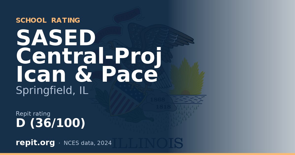 SASED Central-Proj Ican & Pace, Springfield, IL — Repit school rating D (36/100)