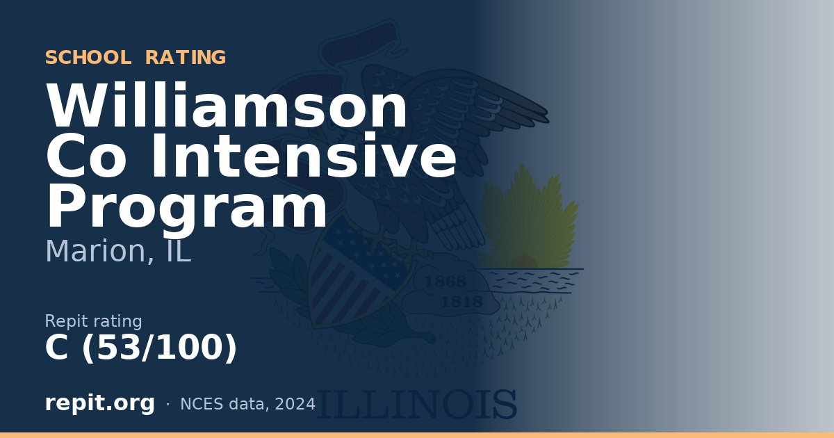 Williamson Co Intensive Program, Marion, IL — Repit school rating C (53/100)