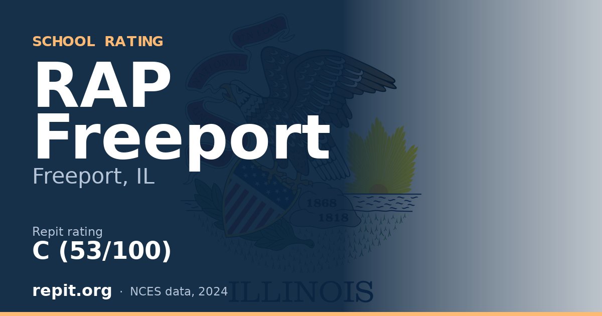 RAP Freeport, Freeport, IL — Repit school rating C (53/100)