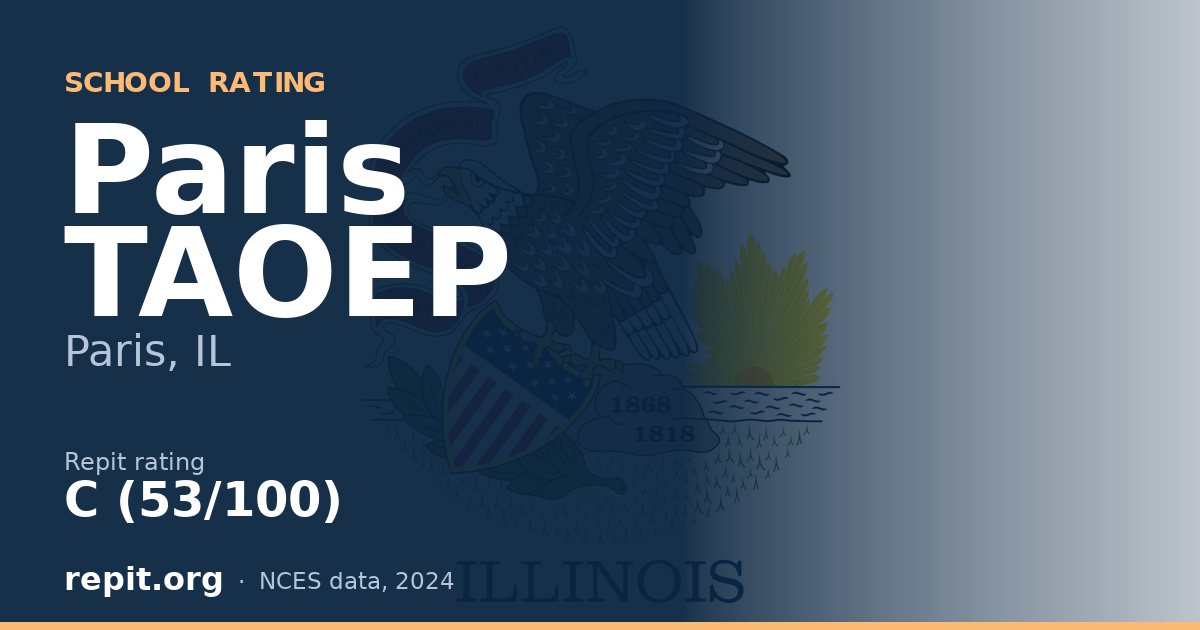 Paris TAOEP, Paris, IL — Repit school rating C (53/100)