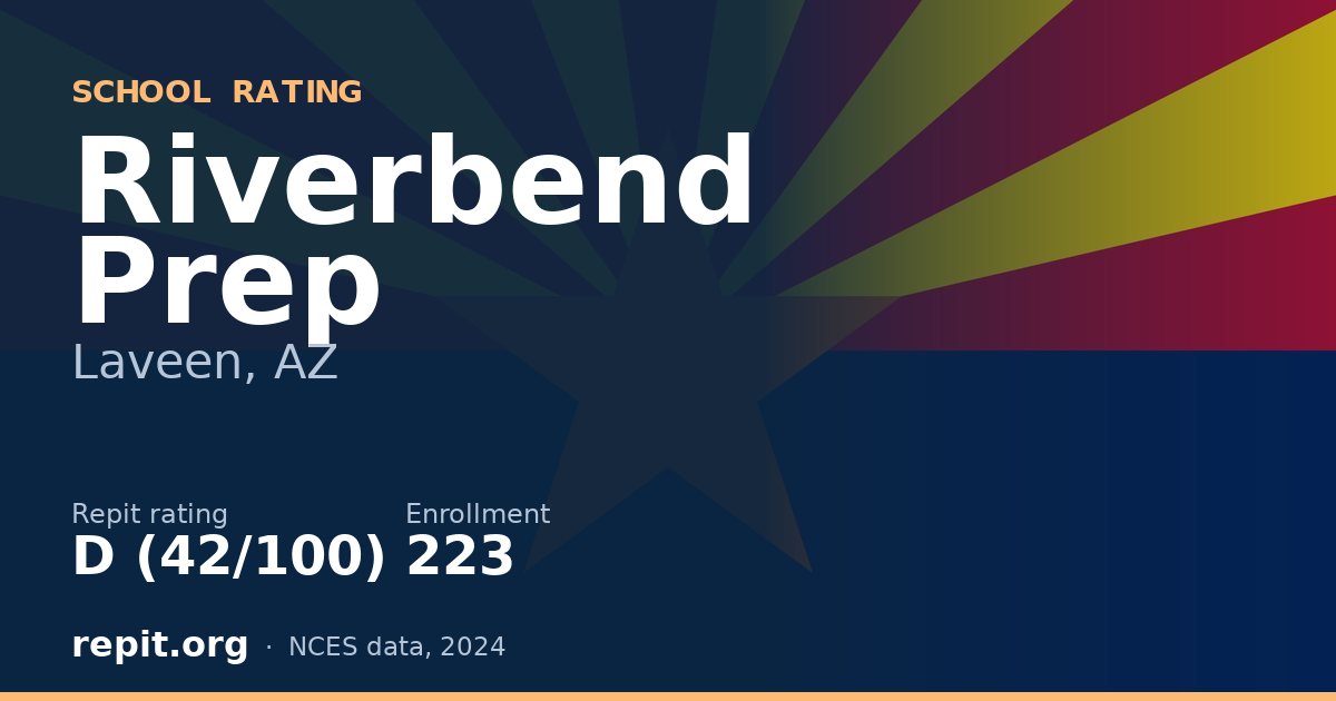 Riverbend Prep, Laveen, AZ — Repit school rating D (42/100)