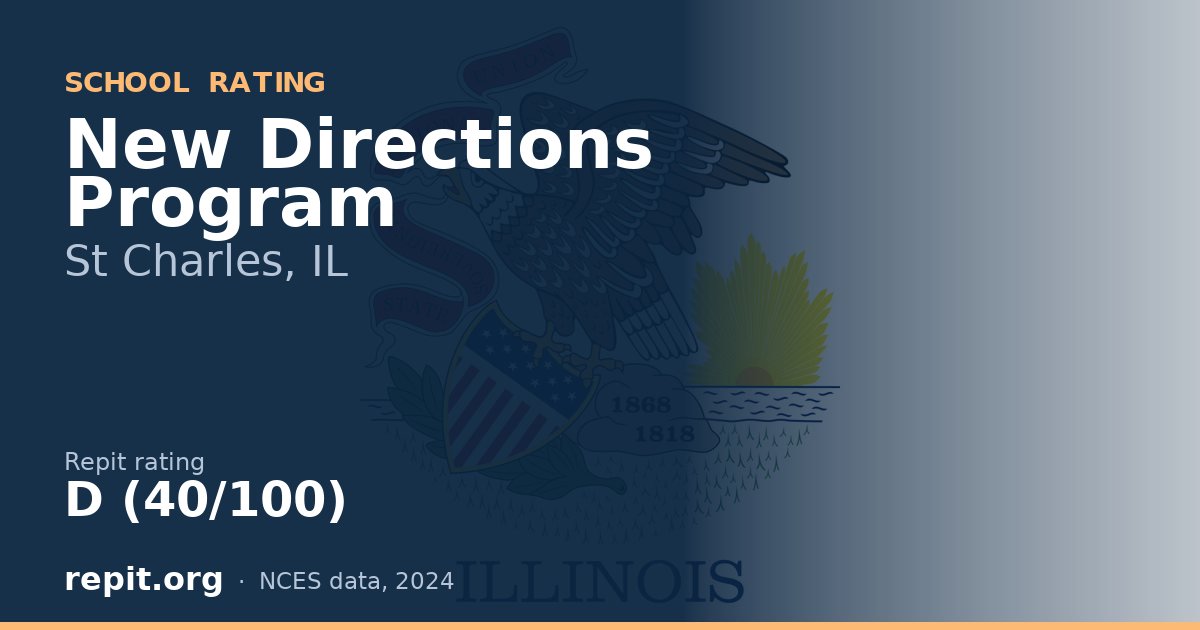 New Directions Program, St Charles, IL — Repit school rating D (40/100)