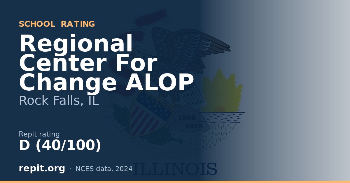 Regional Center For Change ALOP, Rock Falls, IL — Repit school rating D (40/100)