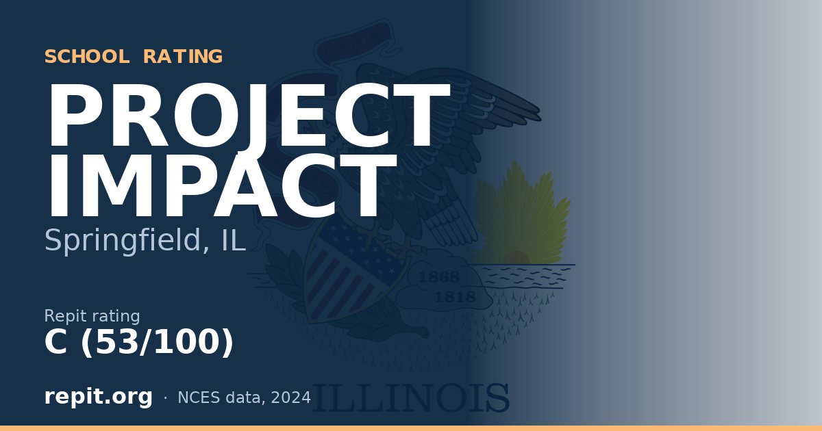 PROJECT IMPACT, Springfield, IL — Repit school rating C (53/100)