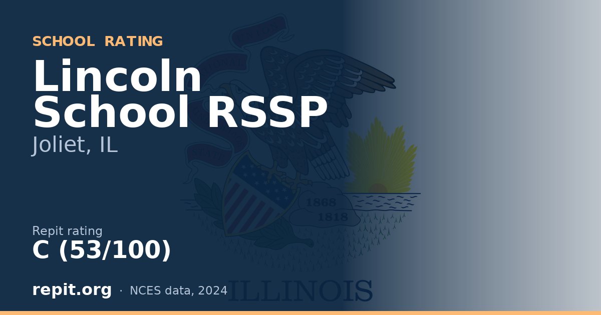 Lincoln School RSSP, Joliet, IL — Repit school rating C (53/100)