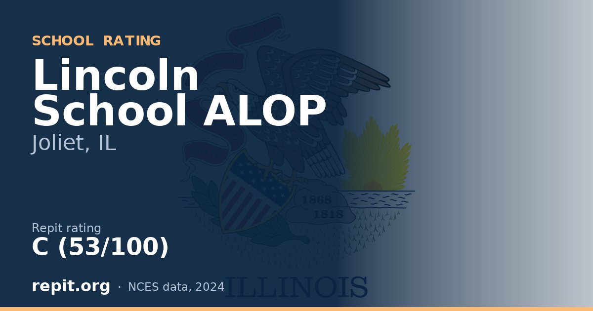 Lincoln School ALOP, Joliet, IL — Repit school rating C (53/100)